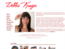 Tablet Screenshot of debbiekruger.com